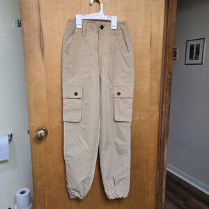 Cali Blue Tan Cream Cargo Pants